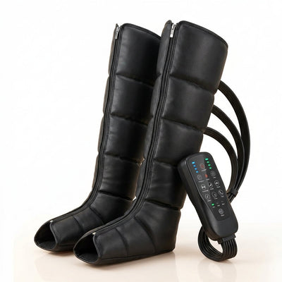 Air Compression Leg Recovery System Designed for Full-Leg Comfort, Multi-Chamber Massage, Adjustable Modes