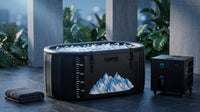 Cold Plunge Tub, 248 Gallon, 1 Horsepower, Heavy-Duty Ice Bath Tub for Athletes with Hot & Cold, Portable Inflatable Plunge Chiller with Water Treatment Kit, Immersion Therapy, Wifi (Black, 1 Set) — Lifestyle