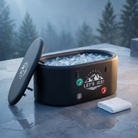 Inflatable Ice Bath Tub for Athletes – 216-Gallon Cold Plunge Tub with Insulated Lid, Full-Body Stretch Design, Insulated & Water Chiller Compatible, Portable for Indoor & Outdoor Recovery — Studio Shot