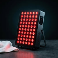 Red Light Therapy Panel, 660Nm Red & 850Nm near Infrared Light Therapy Device for Body Face with 60 Dual Chip Leds, Timer, Adjustable Stand & Hidden Handle,Upgraded High Power Red Light Therapy Device — Studio Shot