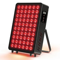 Red Light Therapy Panel, 660Nm Red & 850Nm near Infrared Light Therapy Device for Body Face with 60 Dual Chip Leds, Timer, Adjustable Stand & Hidden Handle,Upgraded High Power Red Light Therapy Device — Studio Shot