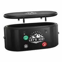 Inflatable Ice Bath Tub Built for Full-Body Recovery, 216 Gallon Capacity, Insulated Design, Chiller Compatible